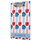 Pirate Jellyfish, Quallen Muster, Ihr Name Klemmbrett (Links)