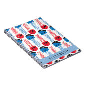 Pirate Jellyfish, Quallen Muster, Ihr Name Notizblock (Rechte Seite)