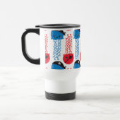 Pirate Jellyfish, Quallen Muster, Ihr Name Reisebecher (Links)