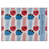 Pirate Jellyfish, Quallen Muster, Ihr Name Schneidebrett (Vorderseite)