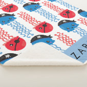 Pirate Jellyfish, Quallen Muster, Ihr Name Sherpadecke (3/4)