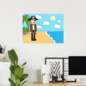 Pirate Joey Nigro Poster (Heimbüro)