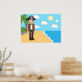 Pirate Joey Nigro Poster (Küche)