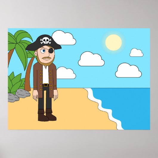 Pirate Joey Nigro Poster (Vorne)