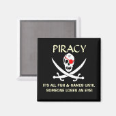 Pirate Joke Magnet (Vorderseite/Rückseite)