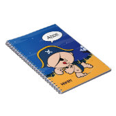 Pirate Kid-Artwork-Notebook Notizblock (Rechte Seite)