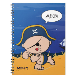 Pirate Kid-Artwork-Notebook Notizblock