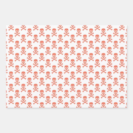 Pirate Kids Party Crossbones Farbenfroh Moderner S Geschenkpapier Set (Vorderseite 2)