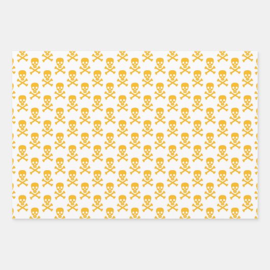 Pirate Kids Party Crossbones Farbenfroh Moderner S Geschenkpapier Set (Vorderseite)