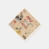 Pirate Kids Pirate Party Geburtstag Serviette (Ecke)