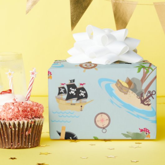 Pirate Kindergeburtstag Party Geschenkpapier (Geburtstagsparty)