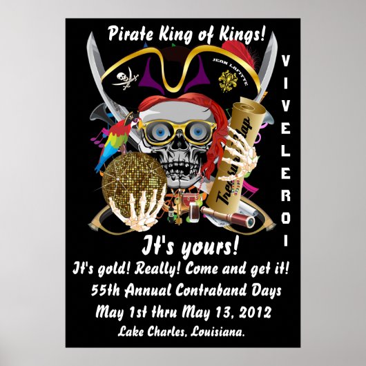 Pirate King of Kings Lafitte Wichtige Ansichtshinw Poster (Vorne)