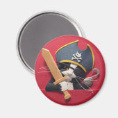 Pirate Kitten Magnet (Vorderseite/Rückseite)