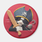 Pirate Kitten Magnet (Vorne)
