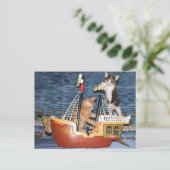 Pirate Kittens Postcard Postkarte (Stehend Vorderseite)