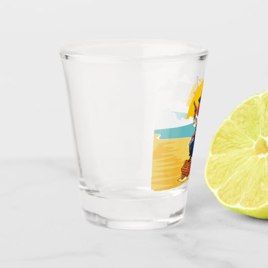 Pirate Lady Treasure Schnapsglas (Links)