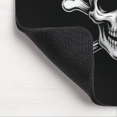 Pirate Lazy Skull Bandana Halloween Kostüm Men Bo Mousepad (Ecke)
