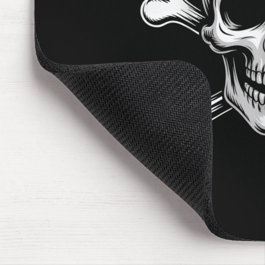 Pirate Lazy Skull Bandana Halloween Kostüm Men Bo Mousepad (Ecke)
