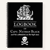 Pirate Logbook Notizblock (Vorderseite)