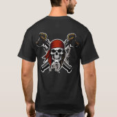 Pirate Logo Design T-Shirt (Rückseite)
