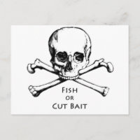 Pirate-Logo "Fish or Cut Bait" Piratenflagge