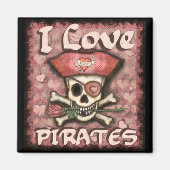 Pirate Lover's Valentine Magnet (Vorne)