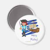 Pirate Magnet (Vorderseite/Rückseite)