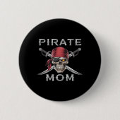Pirate-Mama Button (Vorderseite)