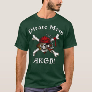 Pirate Mama Skull T-Shirt