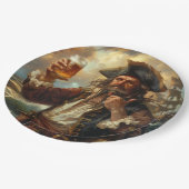 Pirate Man Cave Bar Getränke Tableware GRILLEN Pappteller (Schrägansicht)