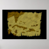 Pirate Map #1 Poster (Vorne)
