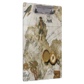 Pirate Map Clipboard Klemmbrett (Rechts)