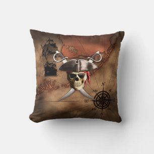 Pirate Map Kissen