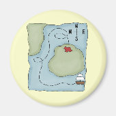 Pirate Map Magnet (Vorne)