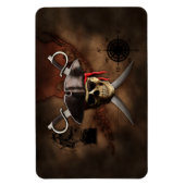 Pirate Map Magnet (Vertikal)