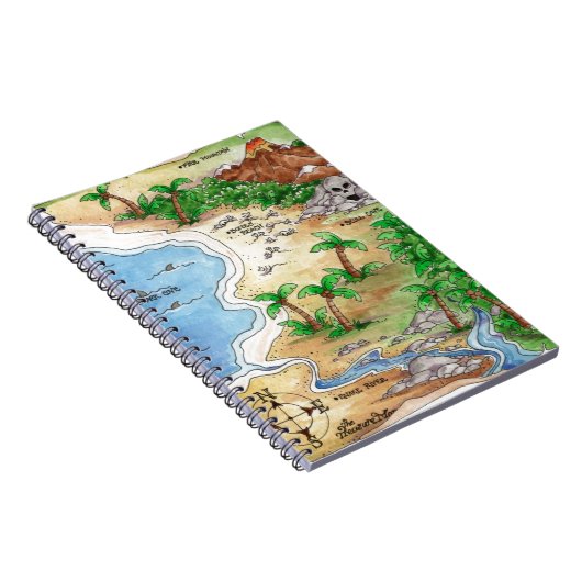 Pirate Map Notizblock (Rechte Seite)