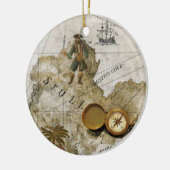 Pirate Map Ornament (Links)
