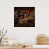 Pirate Map Poster (Küche)