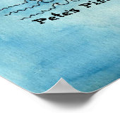 Pirate Map Print - Large Poster (Ecke)