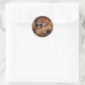 Pirate Map Runder Aufkleber (Tasche)