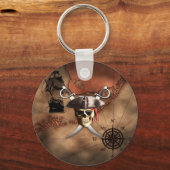 Pirate Map Schlüsselanhänger (Vorderseite)