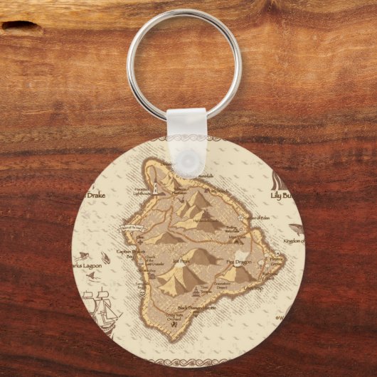 Pirate Map Schlüsselanhänger (Vorderseite)
