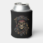 Pirate Mascot Can Cooler Dosenkühler (Kanne Rückseite)