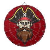 Pirate Mascot Dartboard Dartscheibe (vorne)