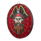 Pirate Mascot Dartboard Dartscheibe (Vorderseite rechts)