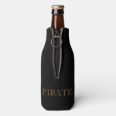 Pirate Mascot Flasche Cooler Flaschenkühler (Flasche Rückseite)