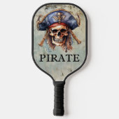 Pirate Mascot Pickleball Paddle (Rückseite)