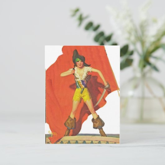 Pirate Mate Postkarte (Stehend Vorderseite)