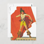 Pirate Mate Postkarte (Vorne/Hinten)