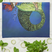 Pirate Mermaid Küchentuch (Gefaltet)